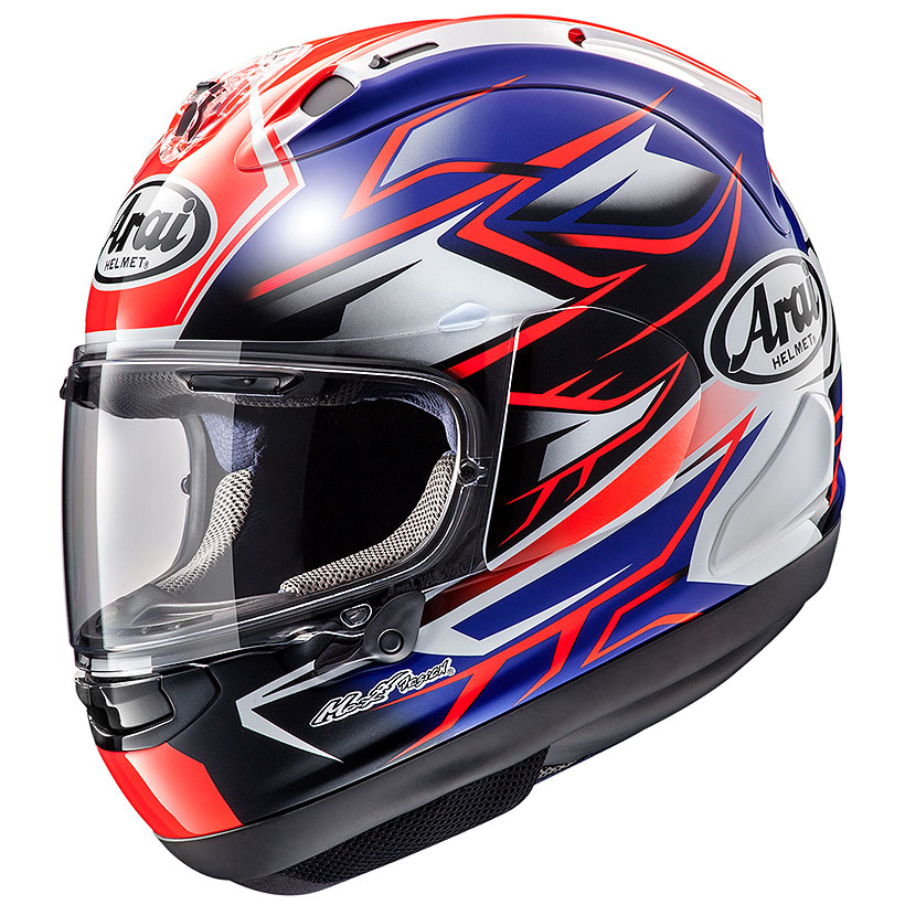 【美品】アライ ARAI RX-7X Lサイズ ゴースト チタンレッドシールド RX-7X〈ゴースト・青〉